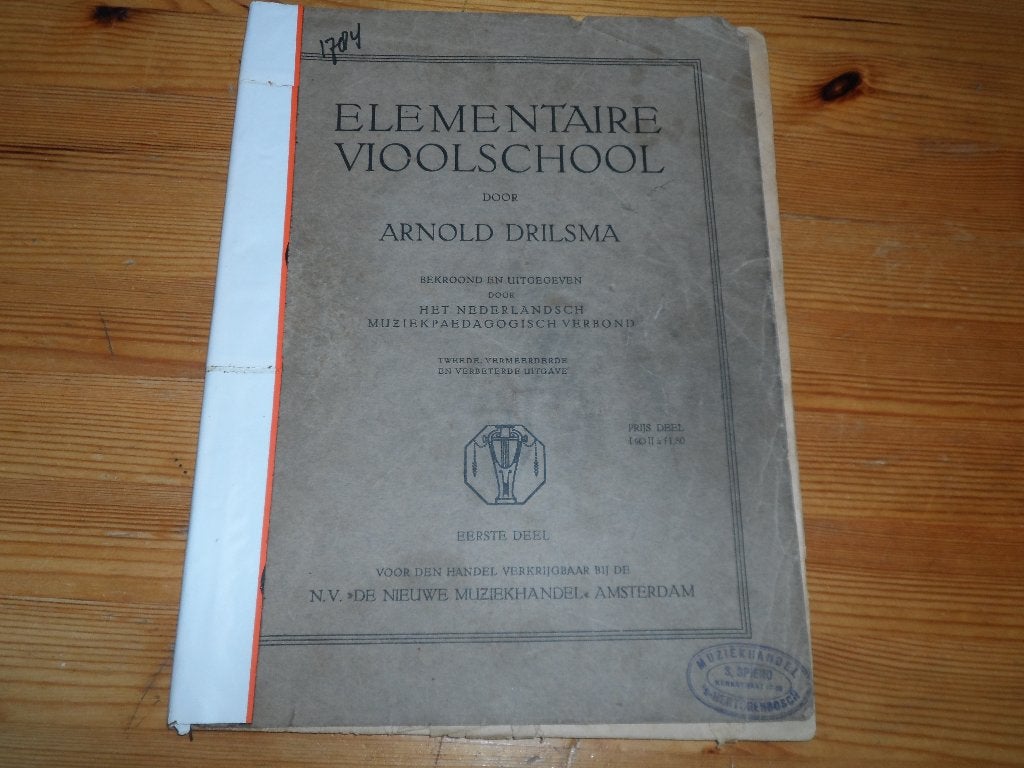 Arnold drilsma - elementaire vioolschool, Muziek en Instrumenten, Gebruikt, Ophalen of Verzenden, Viool of Altviool, Artiest of Componist
