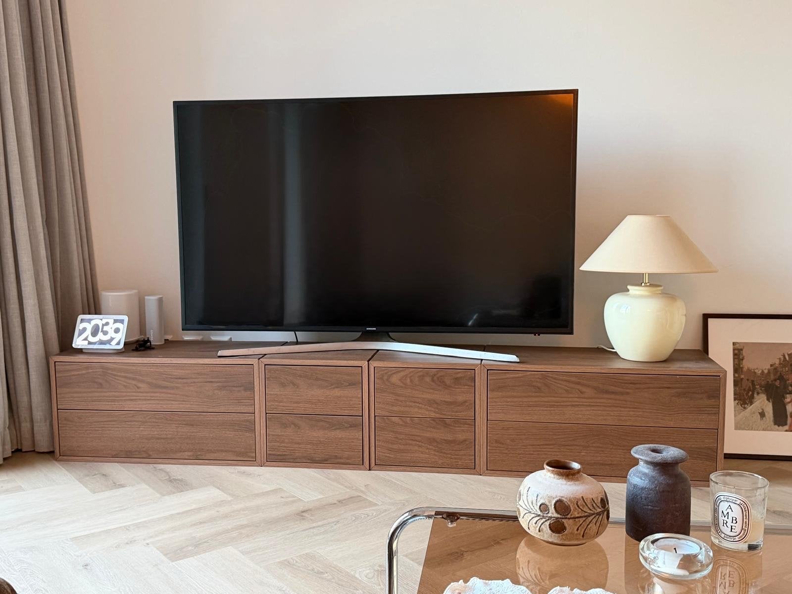IKEA Eket ladekastjes walnoot - 2x klein, 2x groot, Huis en Inrichting, Kasten | Ladekasten, Ophalen, 5 laden of meer, Zo goed als nieuw