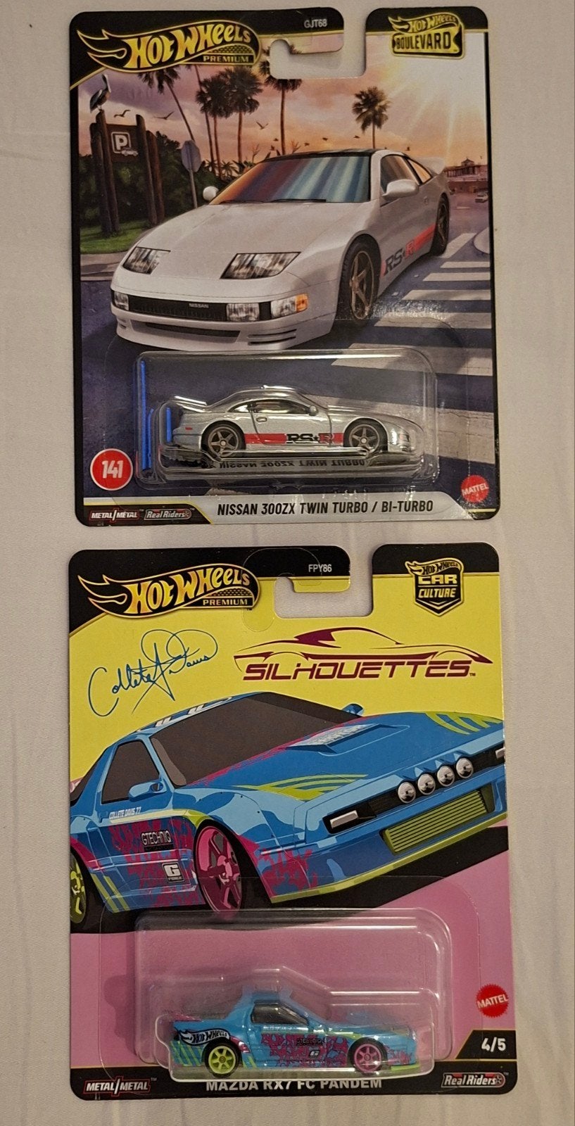 Hot Wheels Premium: Nissan 300ZX & Mazda RX7, Ophalen of Verzenden, Nieuw, Auto