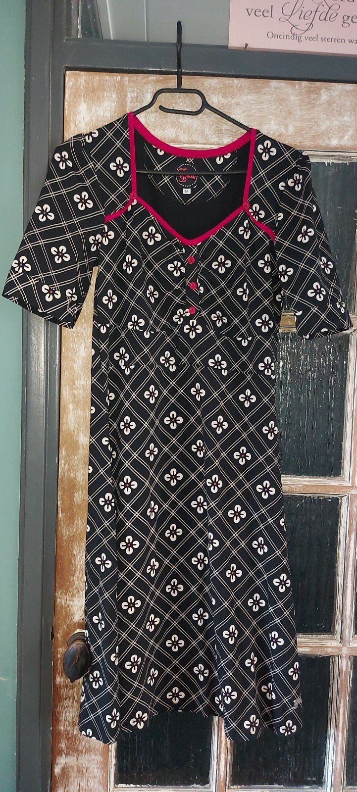 Tante Betsy jurk maat M, Kleding | Dames, Maat 38/40 (M), Tante Betsy, Zwart, Ophalen of Verzenden