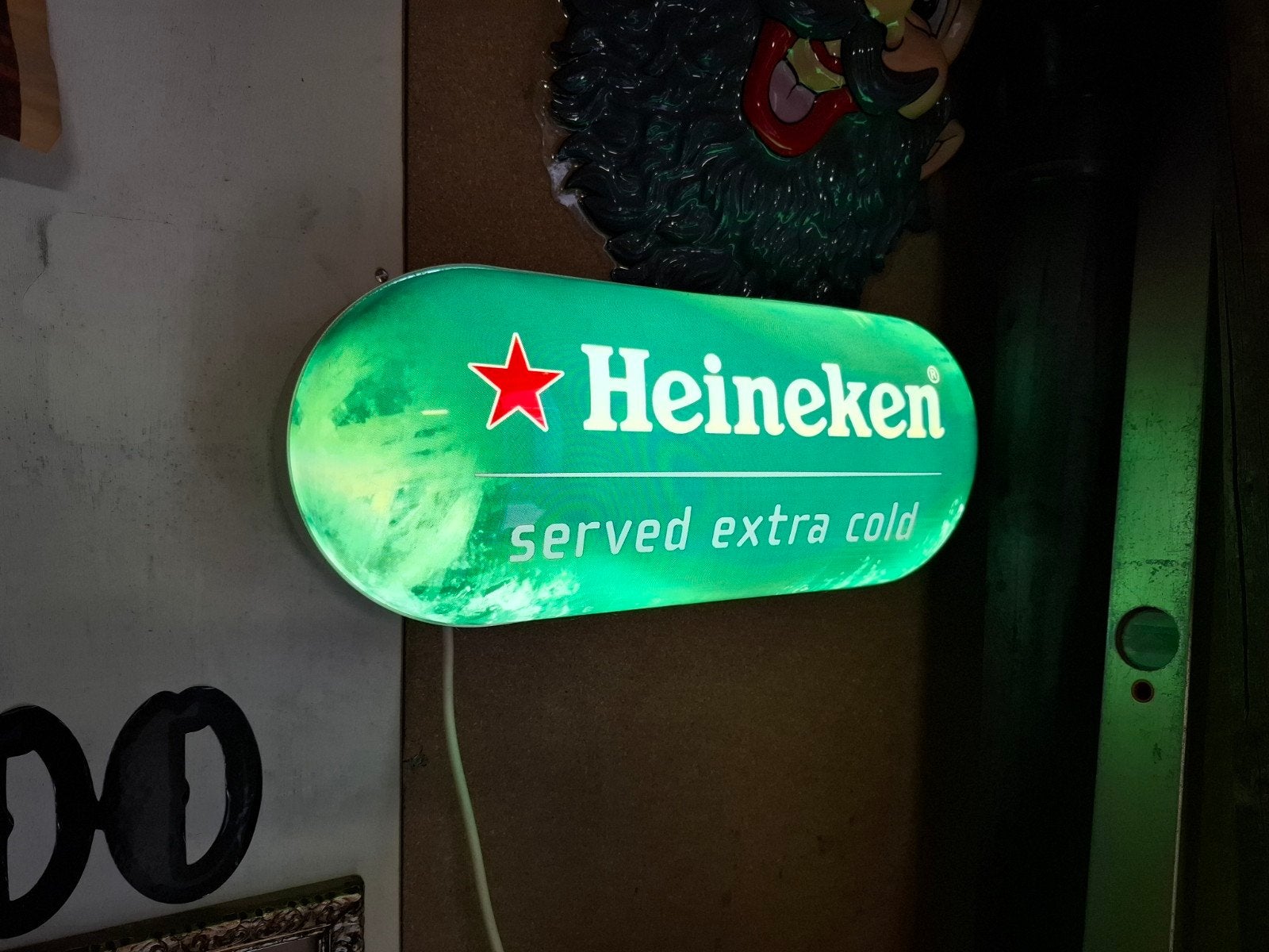 Heineken Lichtreclame - Served Extra Cold, Ophalen of Verzenden