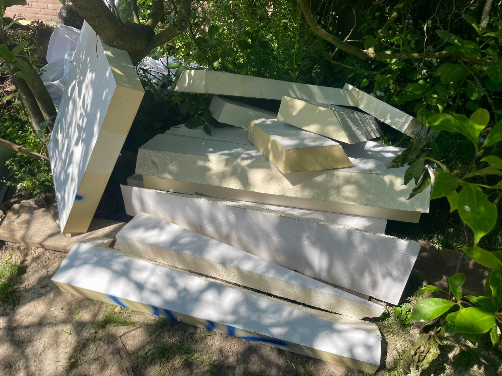 Reststukken PIR gratis, Ophalen, Zo goed als nieuw, Hardschuim (Pir), Minder dan 5 m²
