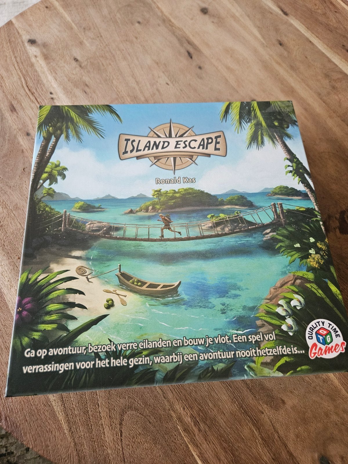 Island Escape Bordspel - Avontuurlijk Gezinsspel, Ophalen, Zo goed als nieuw, Quality Time Games