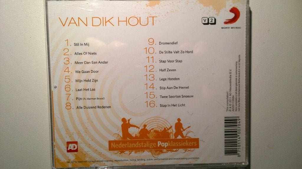 Van Dik Hout - Nederlandstalige Popklassiekers, Ophalen of Verzenden, Zo goed als nieuw, Rock