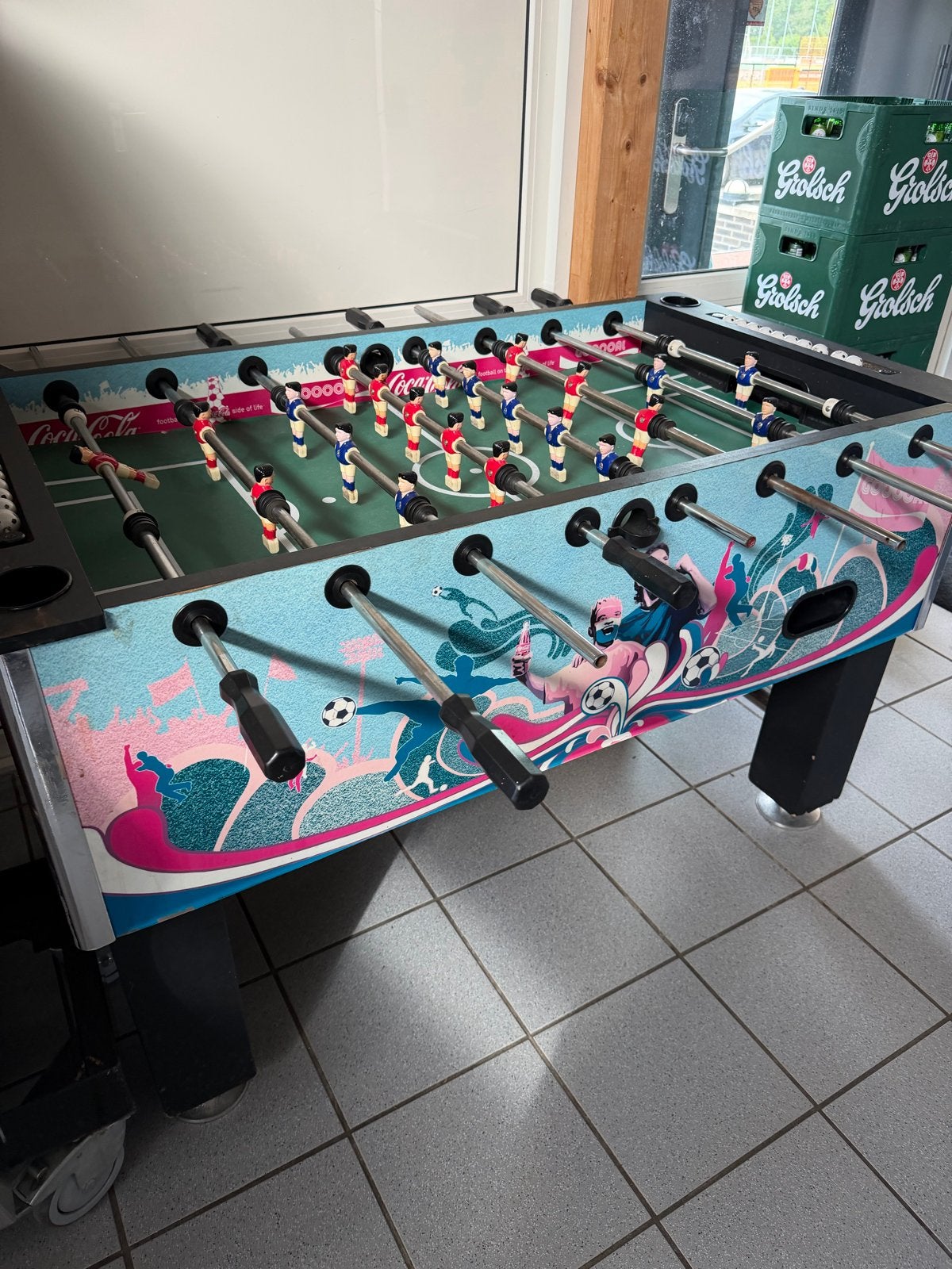 Coca-Cola voetbaltafel - Gebruikt, Ophalen, Gebruikt
