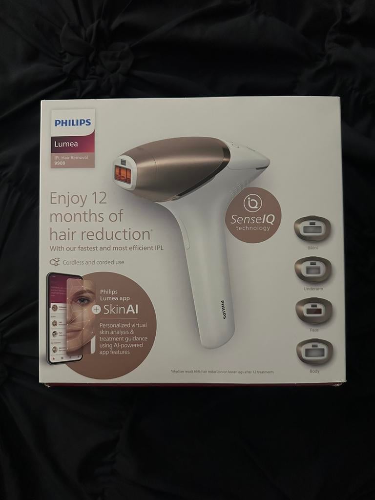 Philips Lumea IPL 9900 Series – IPL Ontharingsapparaat, Ophalen of Verzenden, Zo goed als nieuw, Haarverzorging