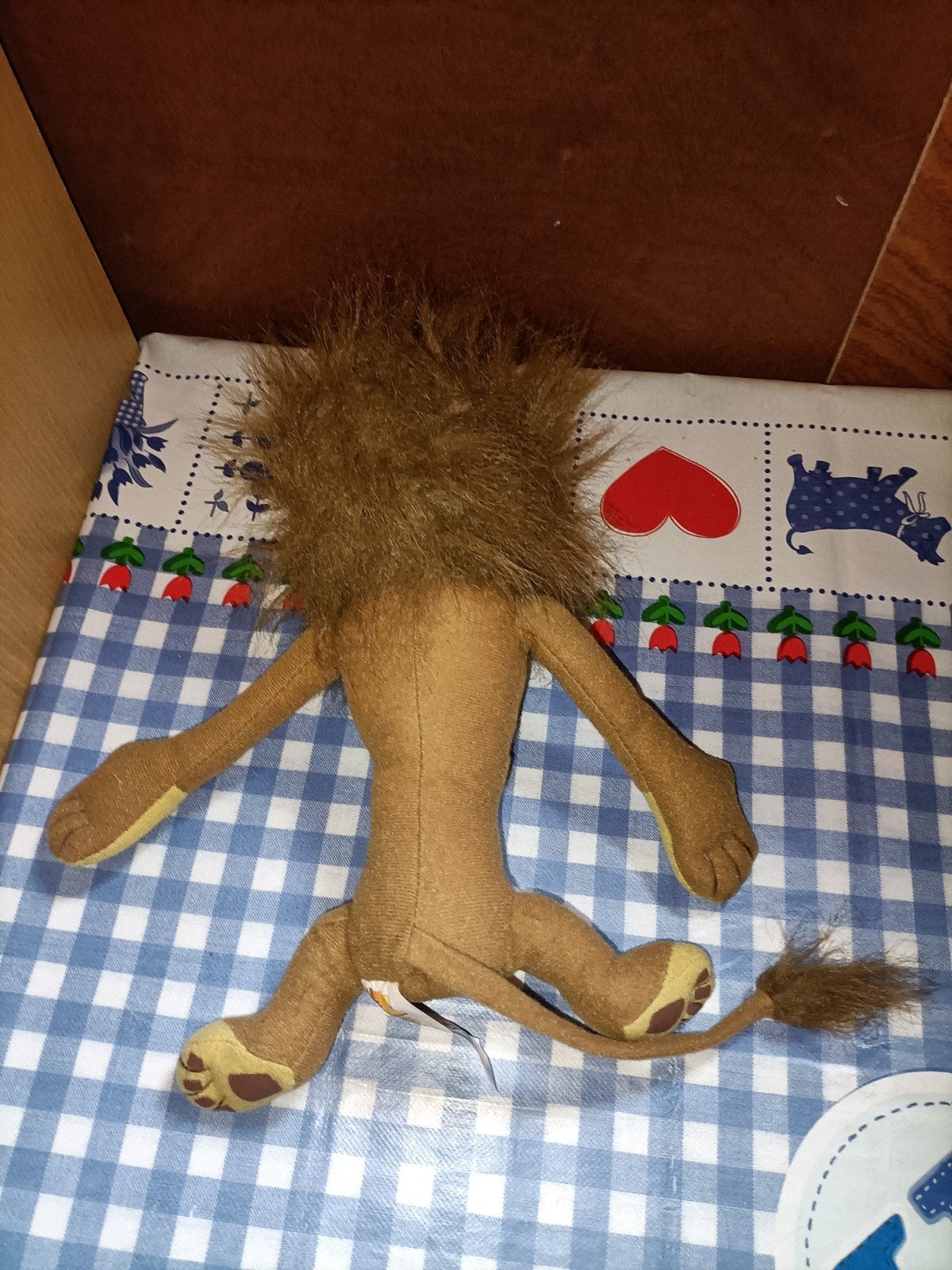 Alex de Leeuw knuffel Madagascar 26 cm groot, Ophalen of Verzenden, Zo goed als nieuw, Overige typen