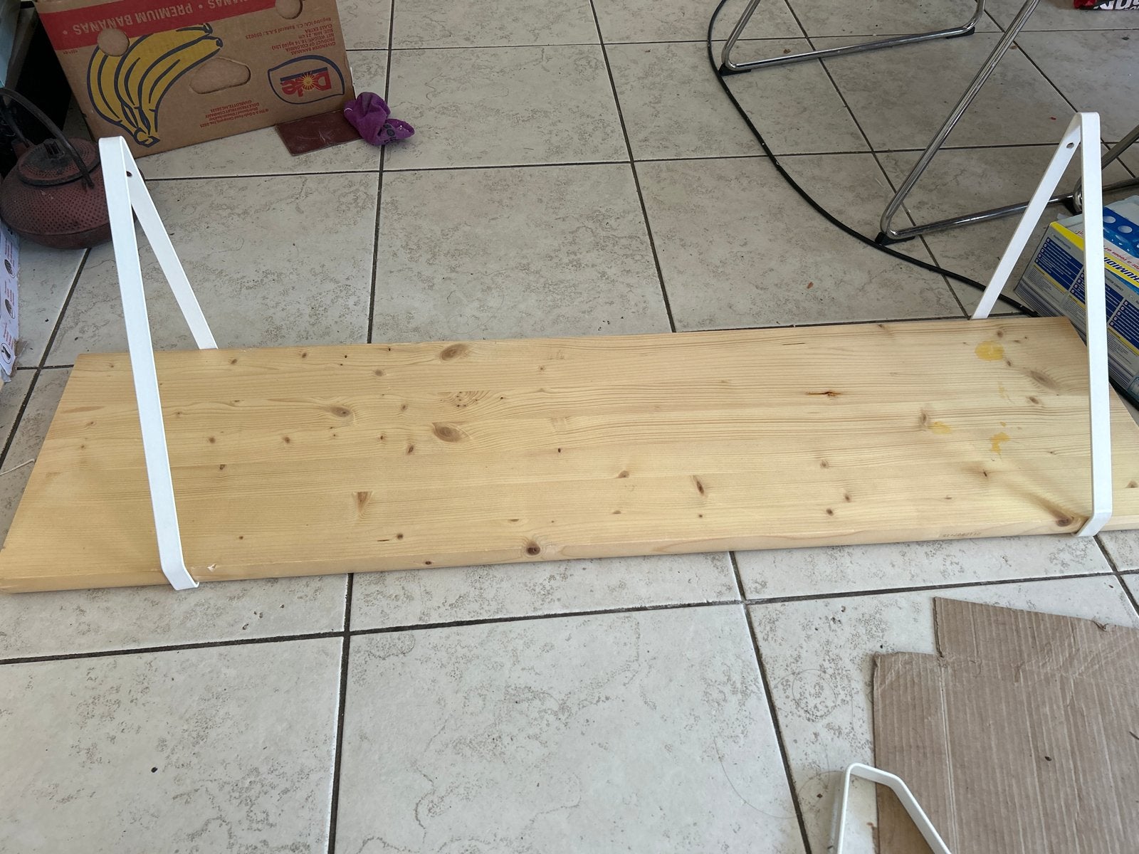 Planken met dragers - 4x 120x30cm plank, 8x 30x30cm drager, Ophalen, Zo goed als nieuw