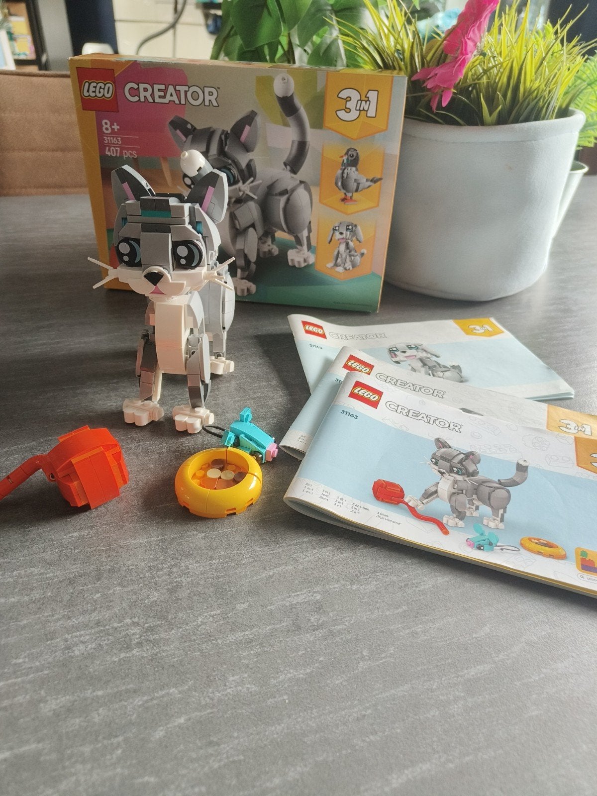 Lego Creator 31163 3in1 speelse kat, Ophalen of Verzenden, Zo goed als nieuw