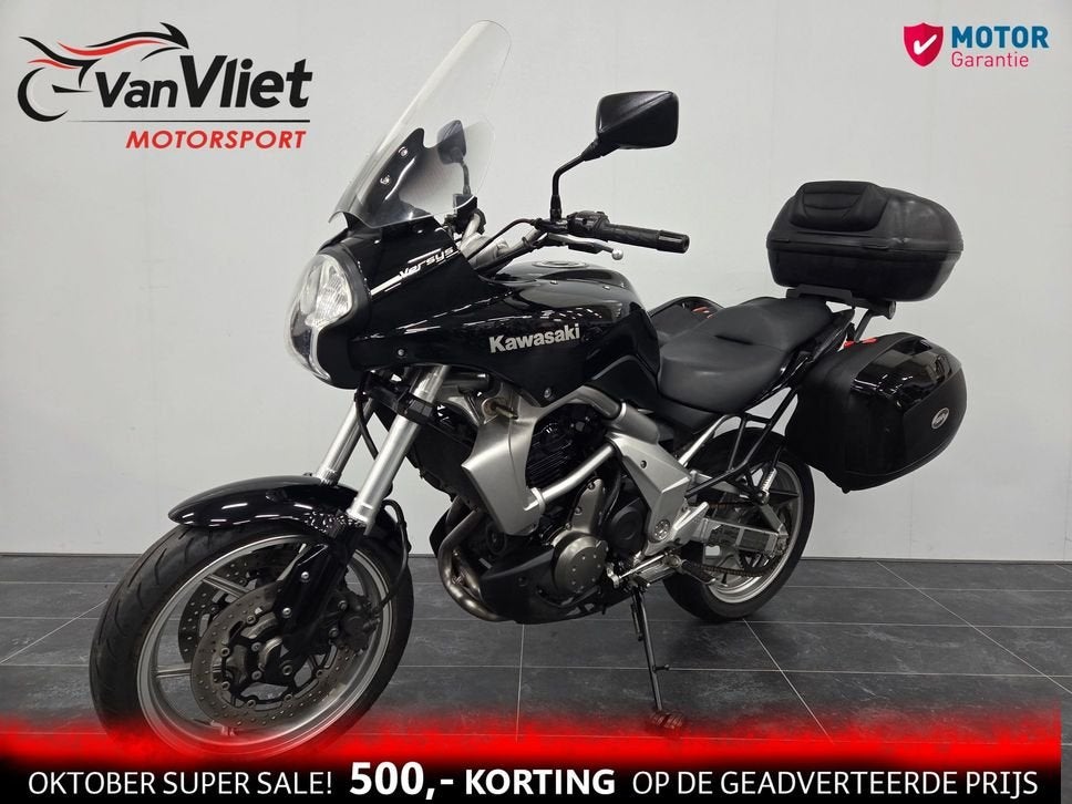 Erg Mooie Kawasaki Versys 650 Zwart 2007 28095km.!, 2 cilinders, 649 cc, Bedrijf, Onbekend