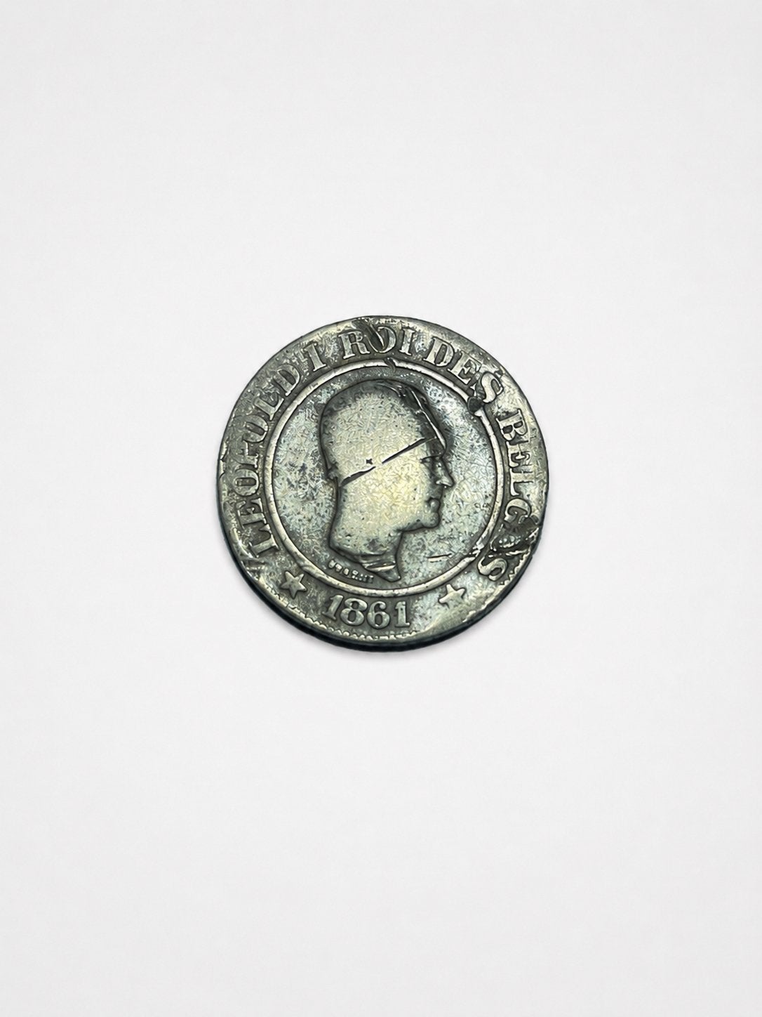 Belgische 1 Centiem 1861 – Leopold I – 165 jaar oud, Verzenden, Overig, Losse munt