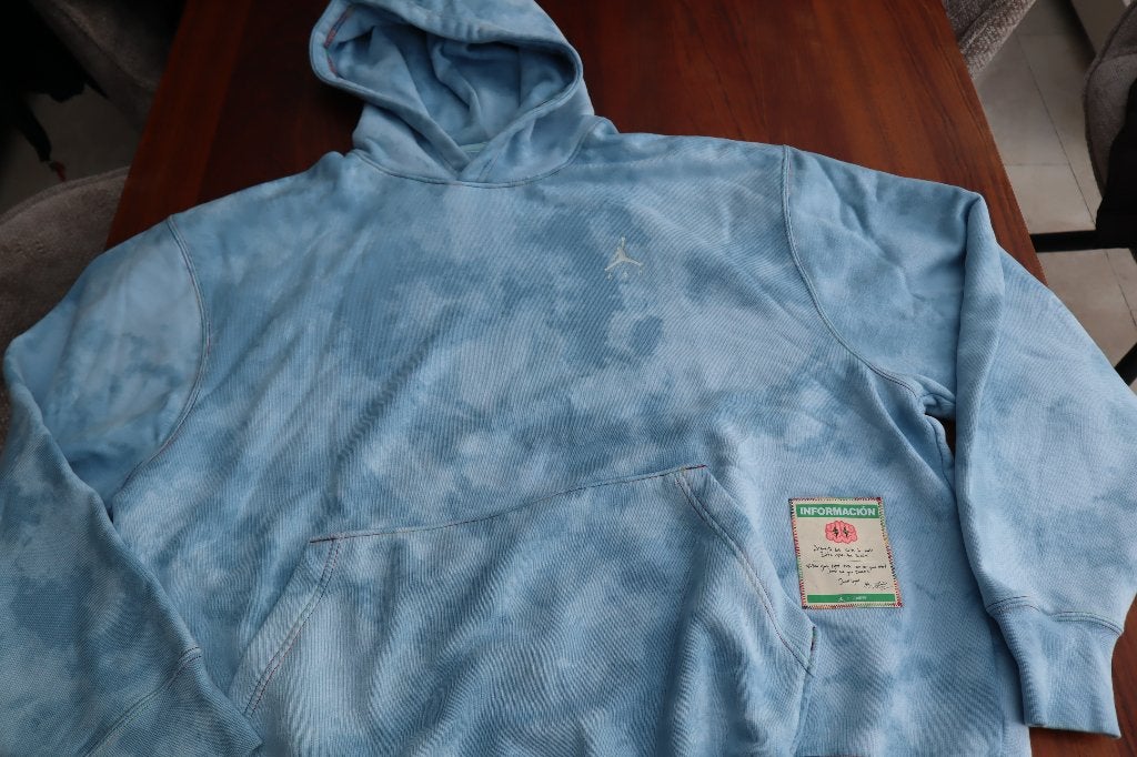 Heren Air Jordan hoodie blauw XXL XXXL zgan, Blauw, Nieuw, Overige maten, Ophalen of Verzenden