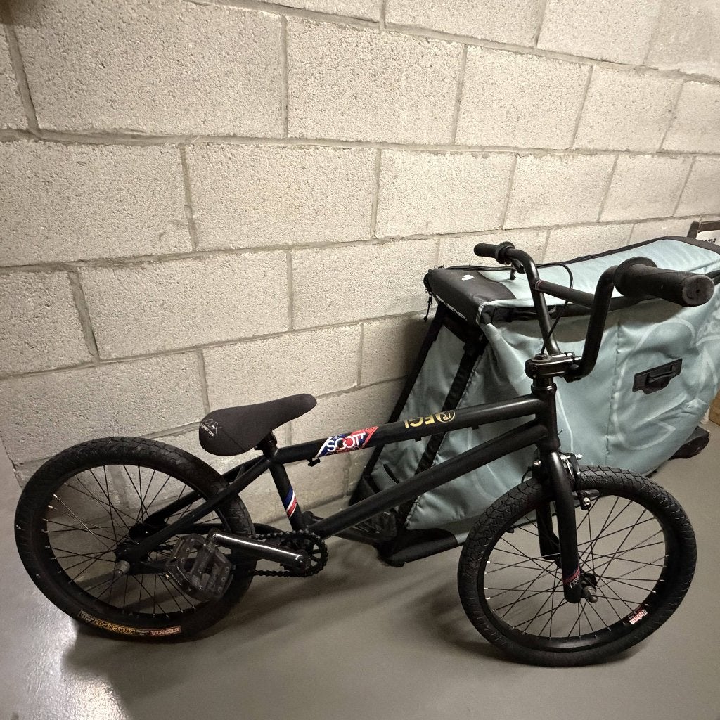 Scott BMX Fiets - Zwart, Goede Staat, Ophalen, Gebruikt, Staal, Velgrem