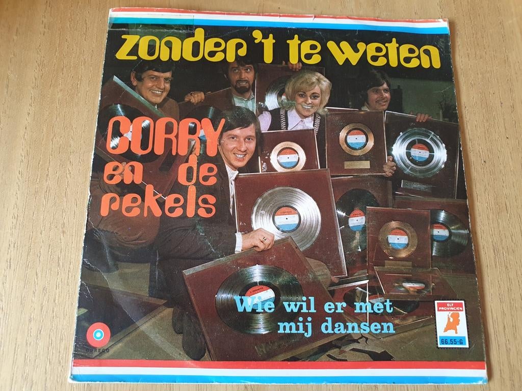 Corry en de Rekels - Zonder 't te weten, Ophalen of Verzenden, Zo goed als nieuw, Overige formaten, Levenslied of Smartlap