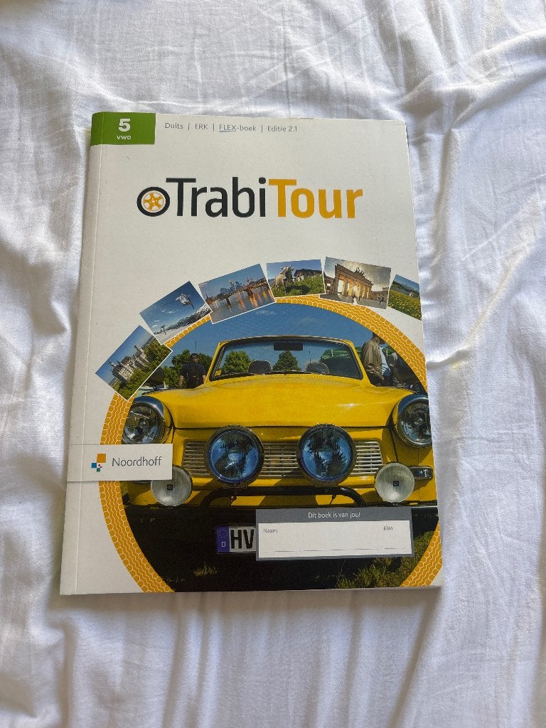 Duits vwo 5 boek Trabitour, Boeken, VWO, Duits, Ophalen of Verzenden, Zo goed als nieuw