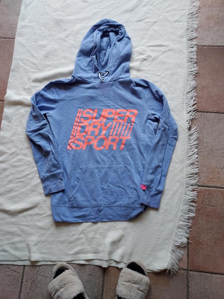 Hoodie Superdry dames maat XS, Ophalen of Verzenden, Zo goed als nieuw, Maat 34 (XS) of kleiner, Blauw