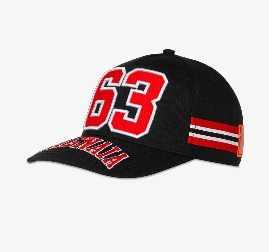 Francesco Pecco Bagnaia mid visor cap PBMCA534504, Nieuw, Pet, VR Racing Apparel, Support@vr46.it