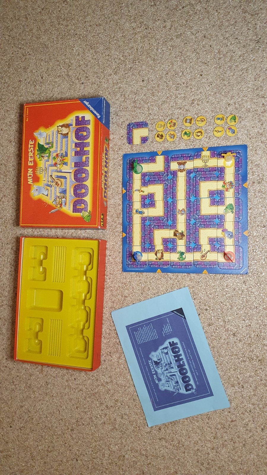 Bordspel - Mijn eerste doolhof / Junior Labyrinth 5+, Ophalen of Verzenden, Gebruikt