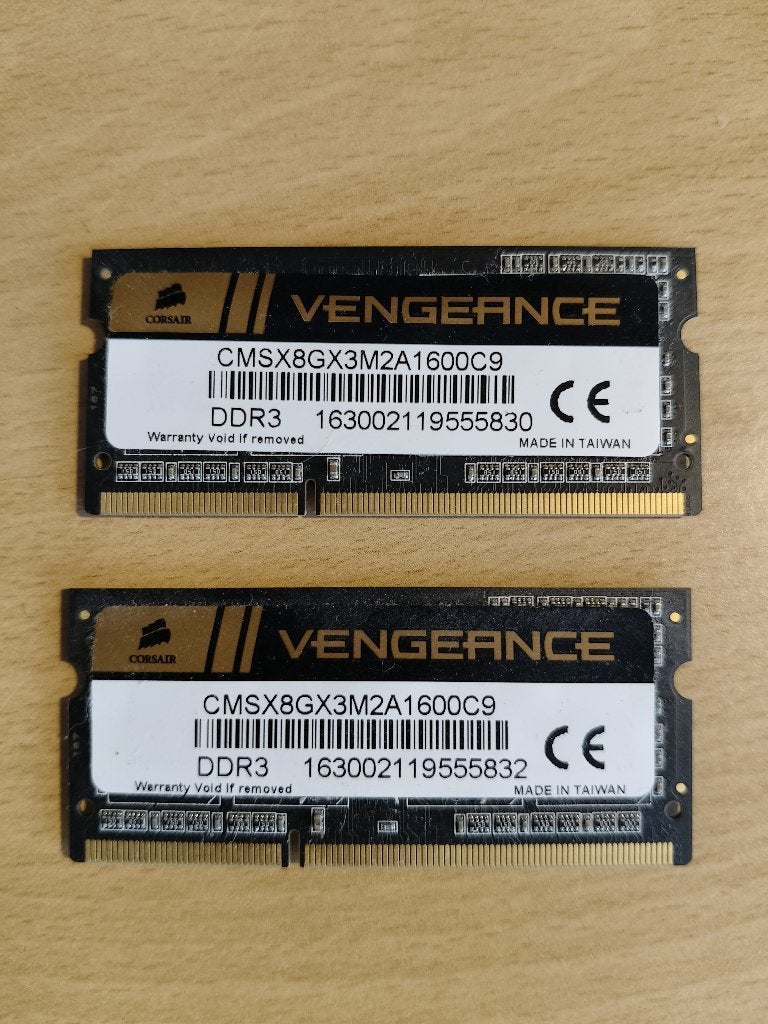 Corsair Vengeance DDR3 RAM 16GB (2x8GB) 1600MHz, Computers en Software, RAM geheugen, Ophalen, 8 GB, DDR3, Zo goed als nieuw