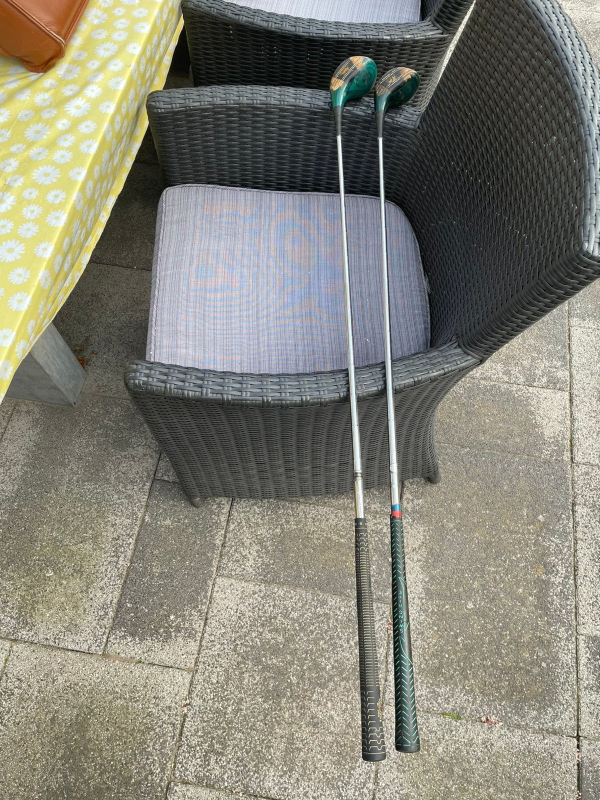 Vintage Ryder heel toe houten 3 en 5 golfclubs, Ophalen, Gebruikt, Club