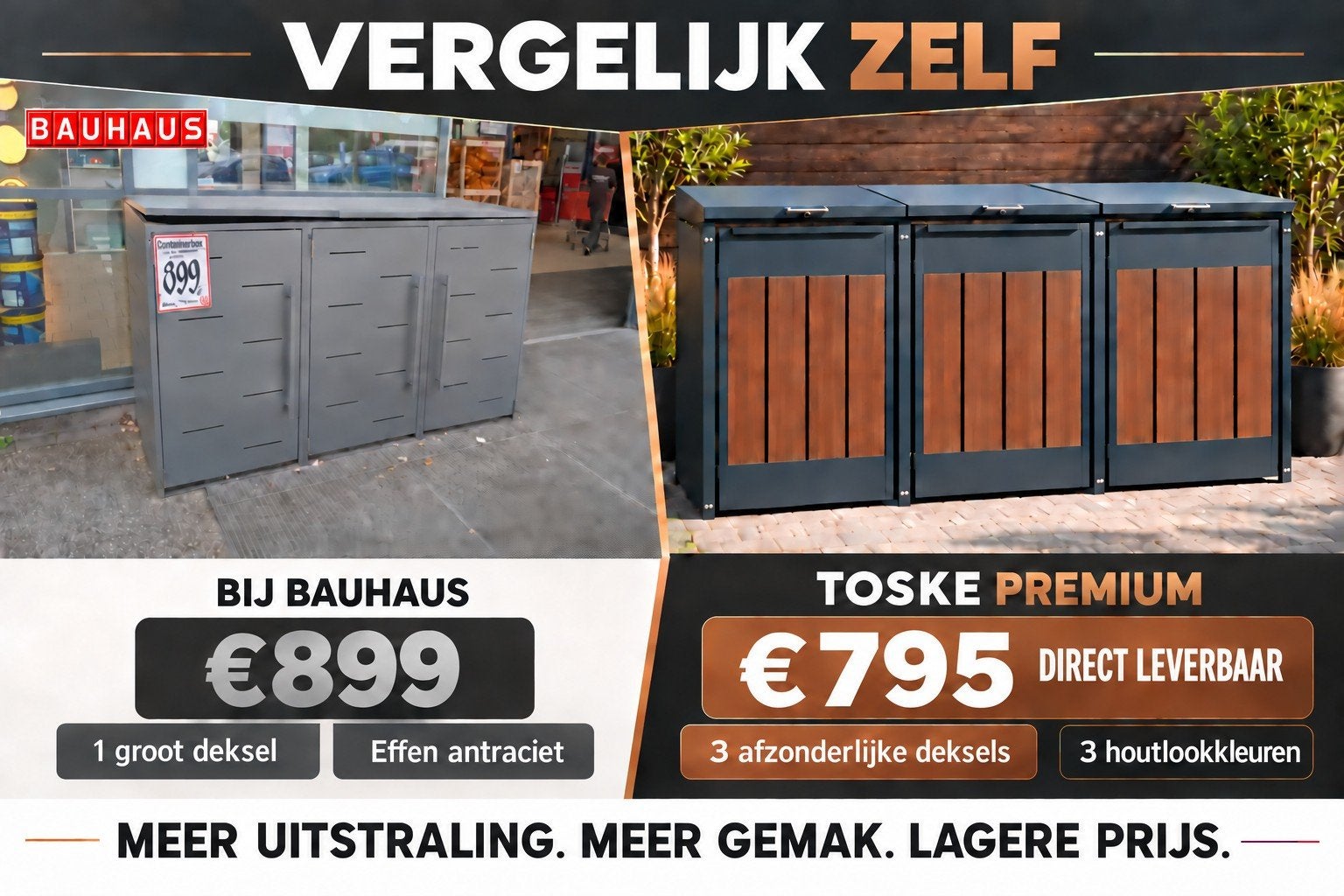 Container ombouw, kliko berging, Ophalen of Verzenden, Nieuw, Metaal, Containerberging