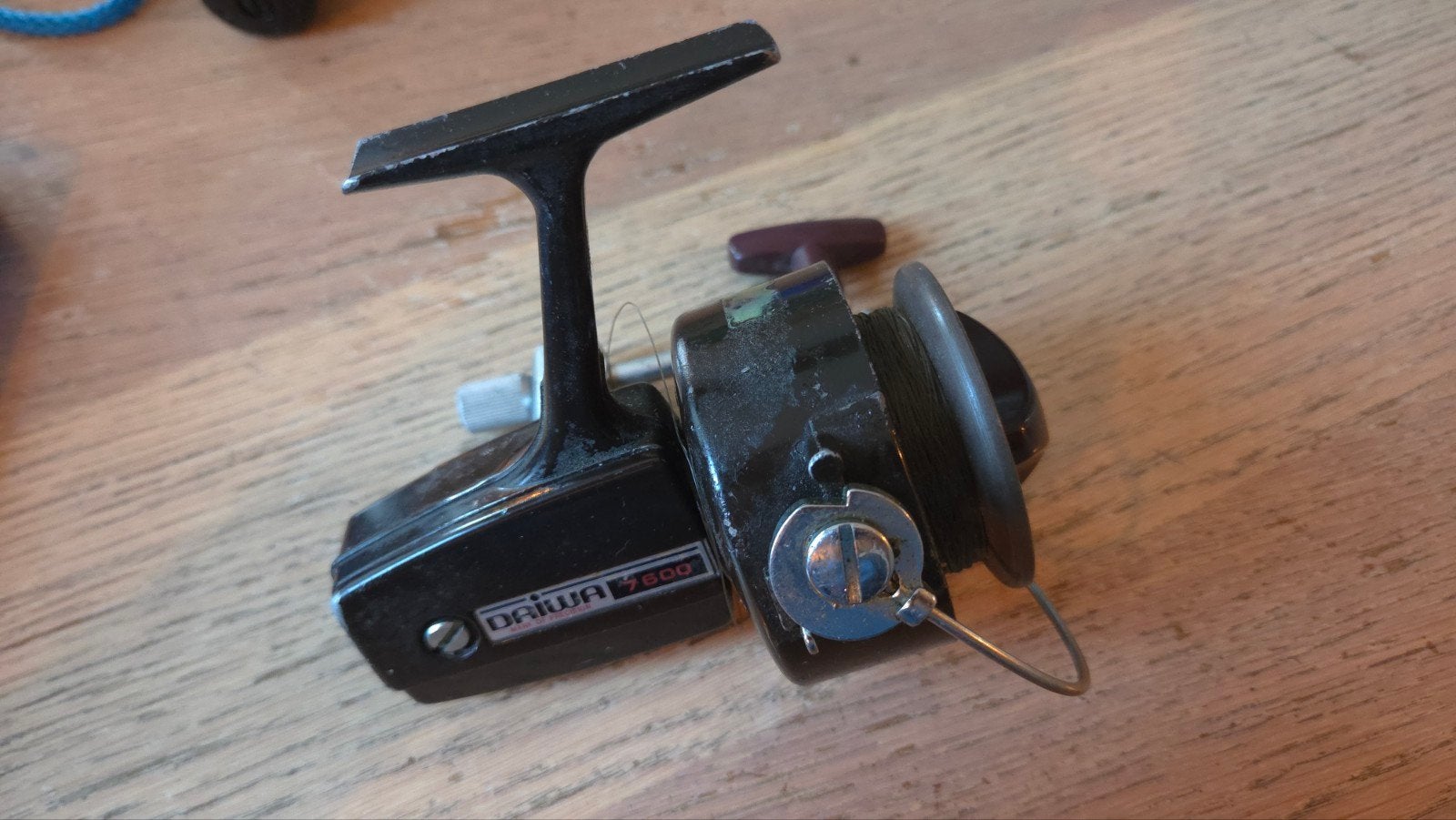Vintage Daiwa 7600 | Mark of Precision | Krachtige Klassi, Ophalen of Verzenden, Gebruikt, Molen