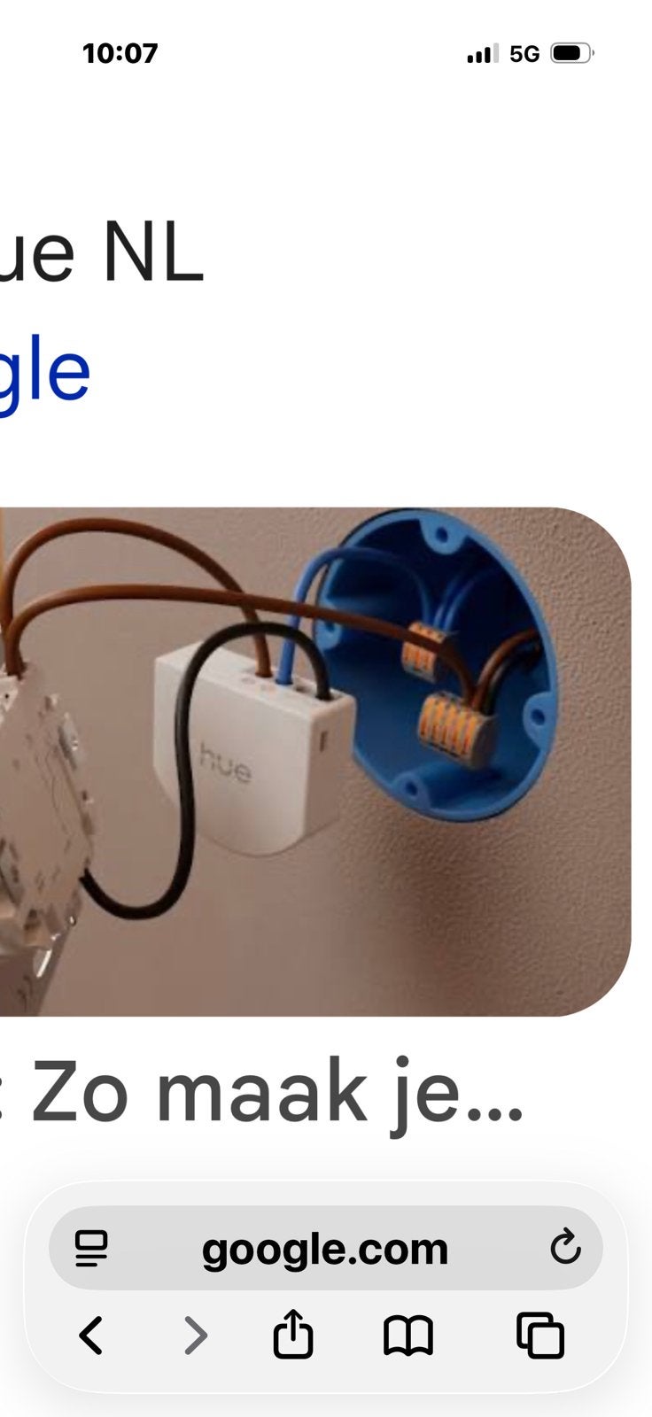 Hue bedrade wall switch, Ophalen of Verzenden, Nieuw
