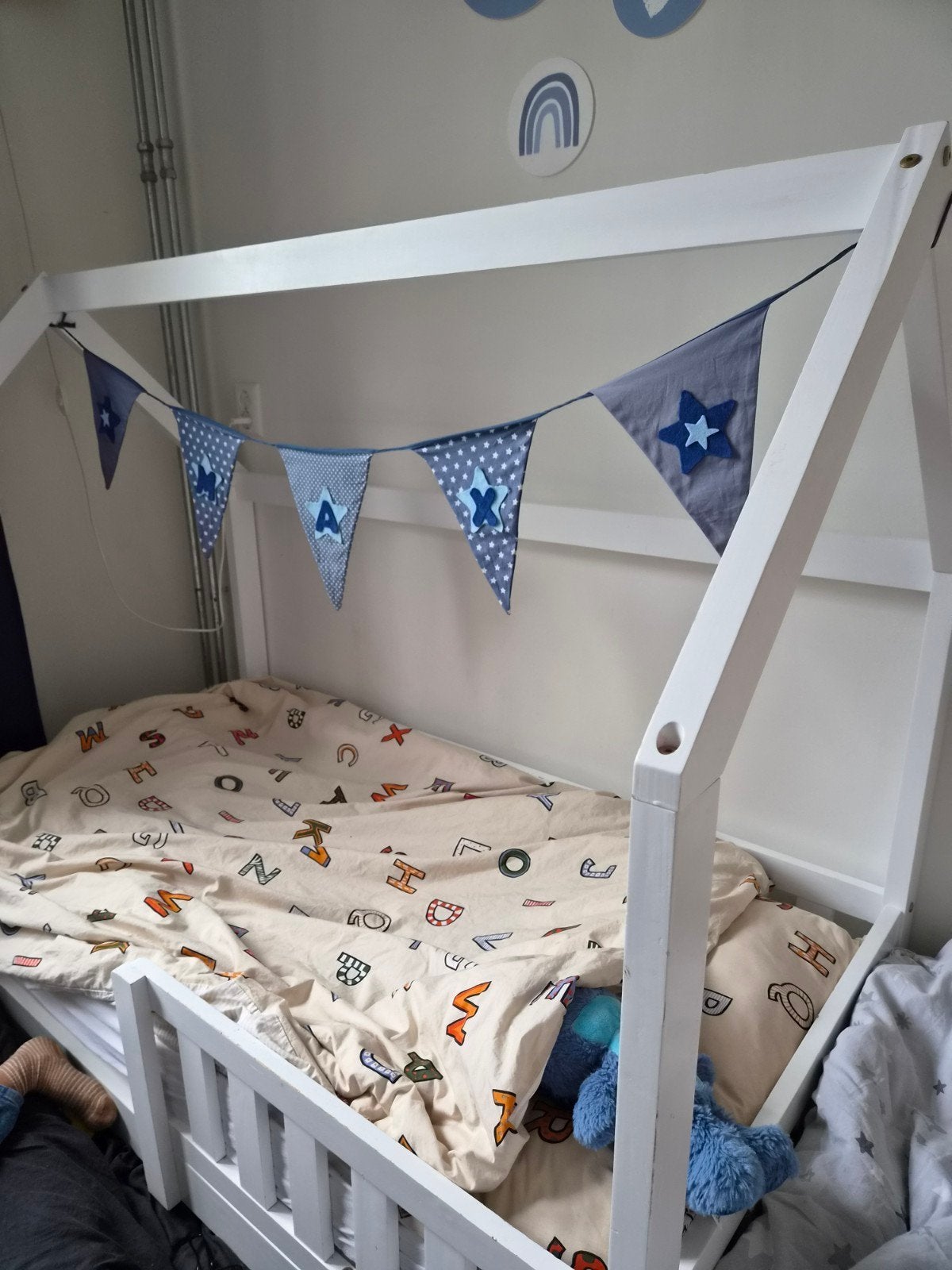 Peuterbed huisje grondbed 60x120cm (incl. matras optioneel), Kinderen en Baby's, Ophalen, Gebruikt, Minder dan 140 cm, Matras