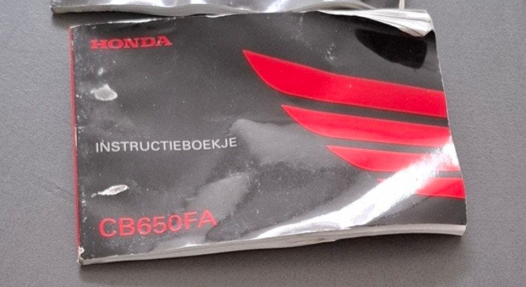 honda cb650 fs instructieboekje handleiding Nederlands, Ophalen of Verzenden, Honda