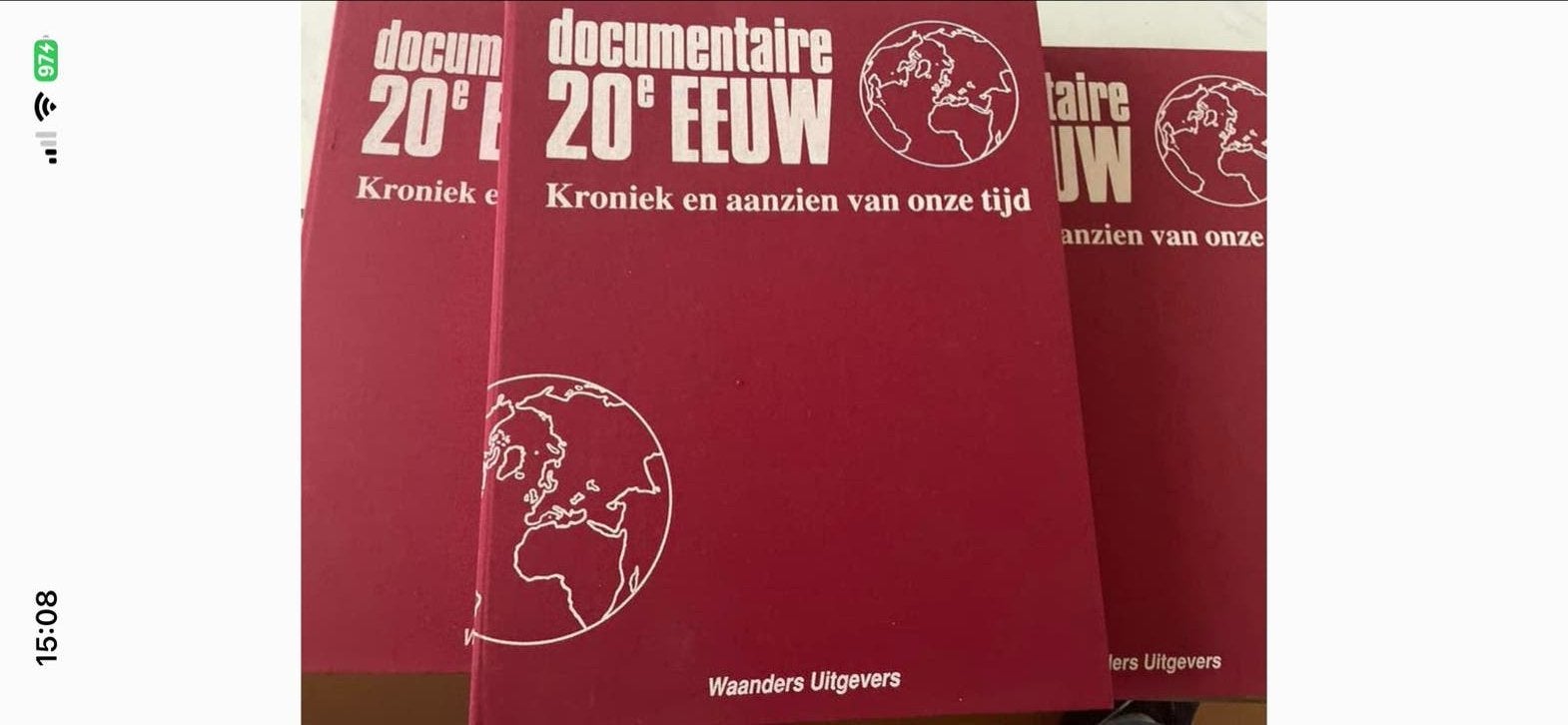 Documentaire 20e Eeuw: Kroniek en aanzien van onze tijd, Ophalen of Verzenden, 20e eeuw of later, Gelezen