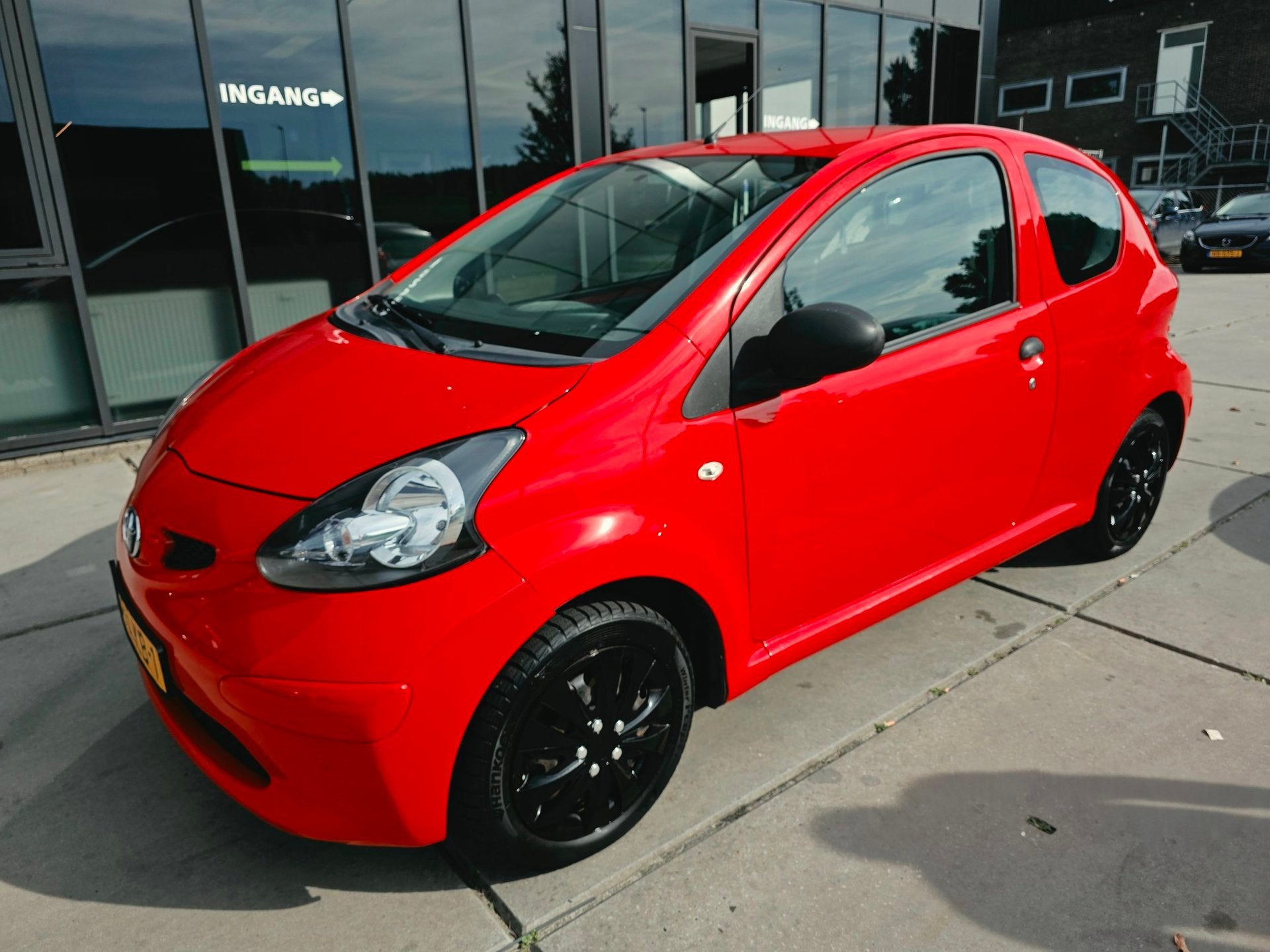 Toyota Aygo 1.0-12V - Stuurbekrachtiging -, Auto's, Voorwielaandrijving, Stof, Gebruikt, Zwart