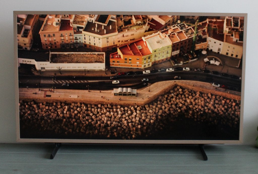 Samsung QLED The Frame 50LS03A (2021), Audio, Tv en Foto, Televisies, Ophalen, QLED, 120 Hz, Zo goed als nieuw
