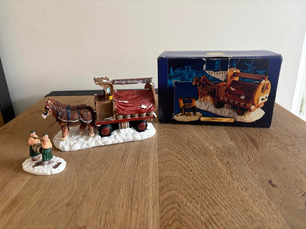 Kersthuisje, bierwagen, Diversen, Kerst, Ophalen of Verzenden, Gebruikt
