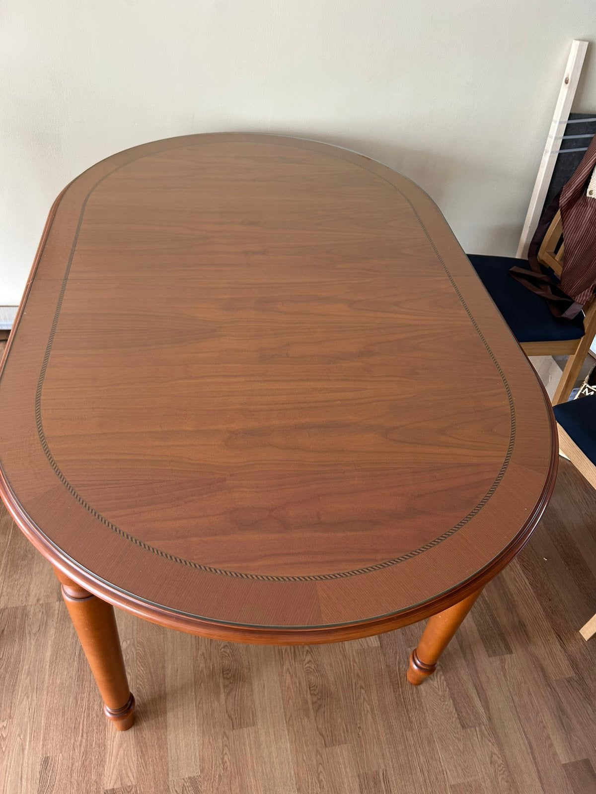 Eettafel 160 lang 100 br, Ophalen, Klassiek, 50 tot 100 cm, Zo goed als nieuw