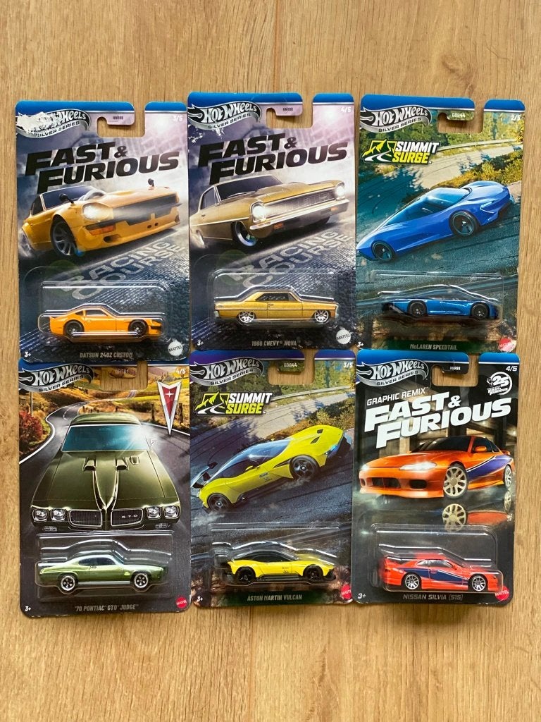 Hotwheels Silver Series Collectie (6 stuks) + Mainlines, Ophalen, Nieuw