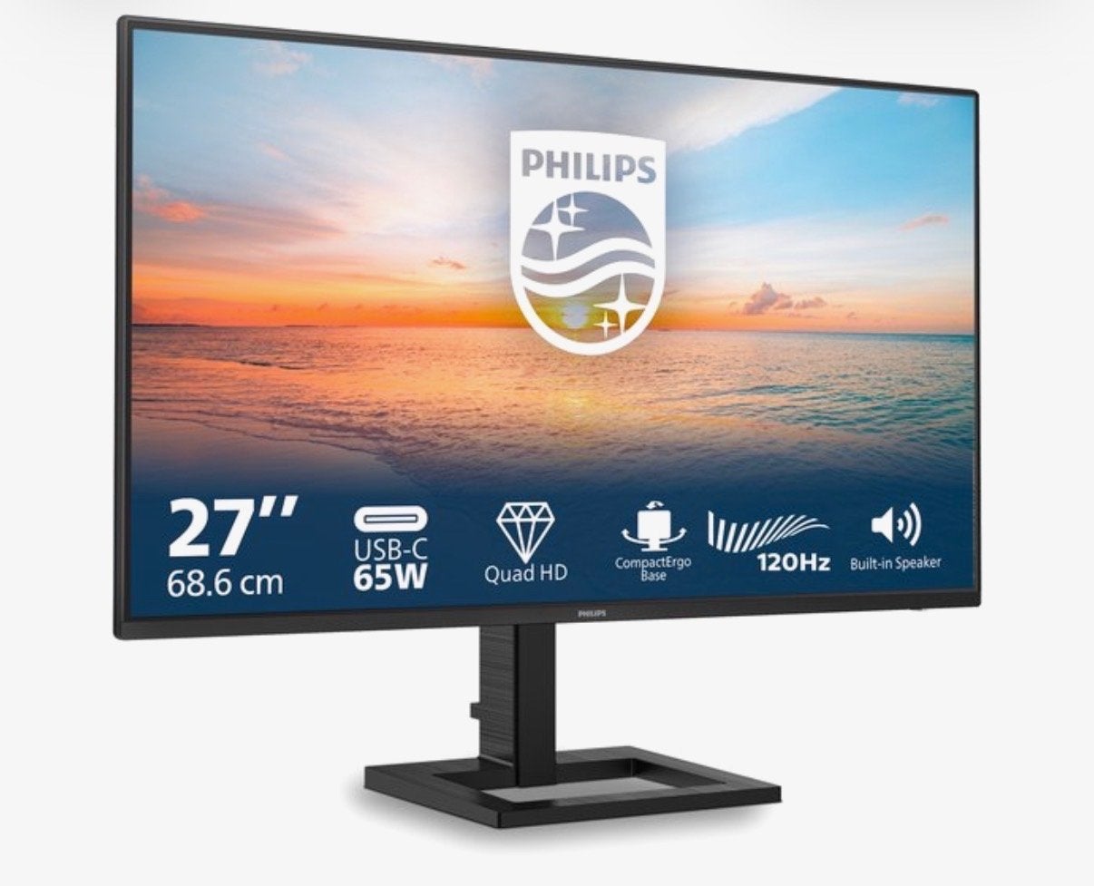 Philips 27E1N1600AE/00 27" QHD Monitor USB-C 120Hz Speakers, Computers en Software, Monitoren, Ophalen, IPS, 101 t/m 150 Hz, Nieuw