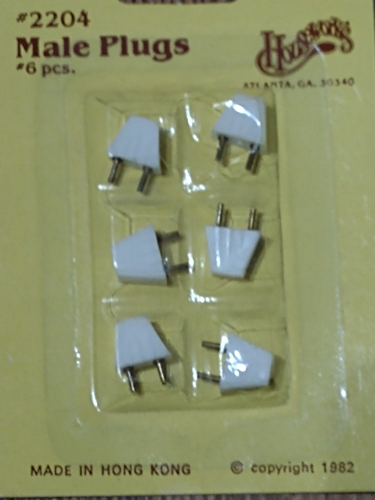 Houseworks male plugs / stekkers 1 : 12 schaal type 2204, Ophalen, Nieuw, Overige typen