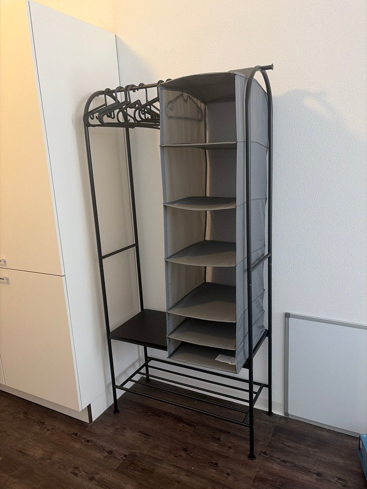 Ikea kapstok en laarzenrek met opbergvakken, Huis en Inrichting, Woonaccessoires | Kapstokken, Zo goed als nieuw, Staande kapstok