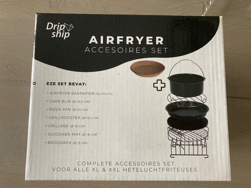 Airfryer accessoires uitgebreide set nieuw in doos, Ophalen of Verzenden, Nieuw