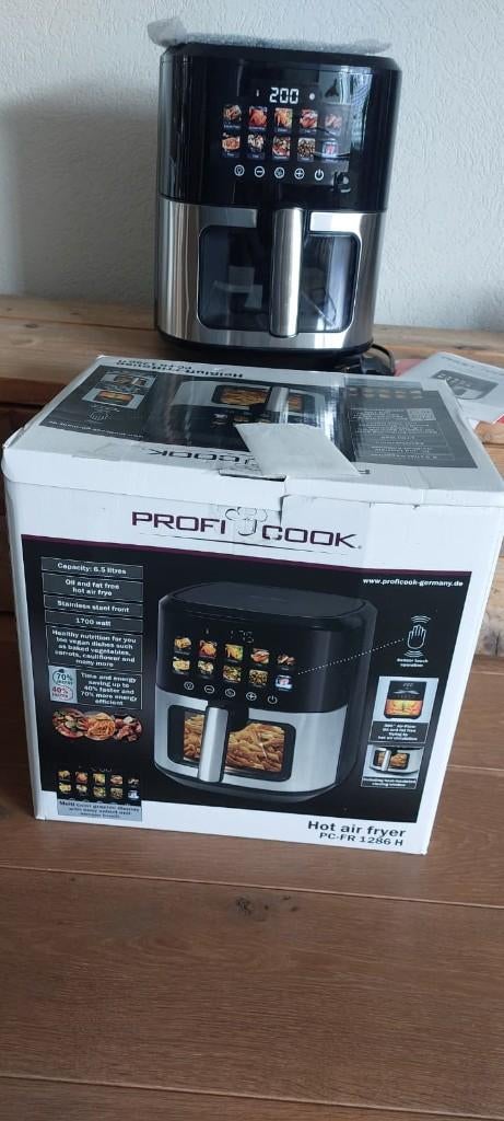 ProfiCook PC-FR 1286 H friteuse / Airfryer 1700W, Airfryer, Onbekend, Nieuw, 1500 gram of meer
