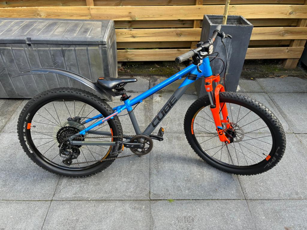 24 inch Cube acid 240 actiontean, Hardtail, Heren, Zo goed als nieuw, Schijfrem