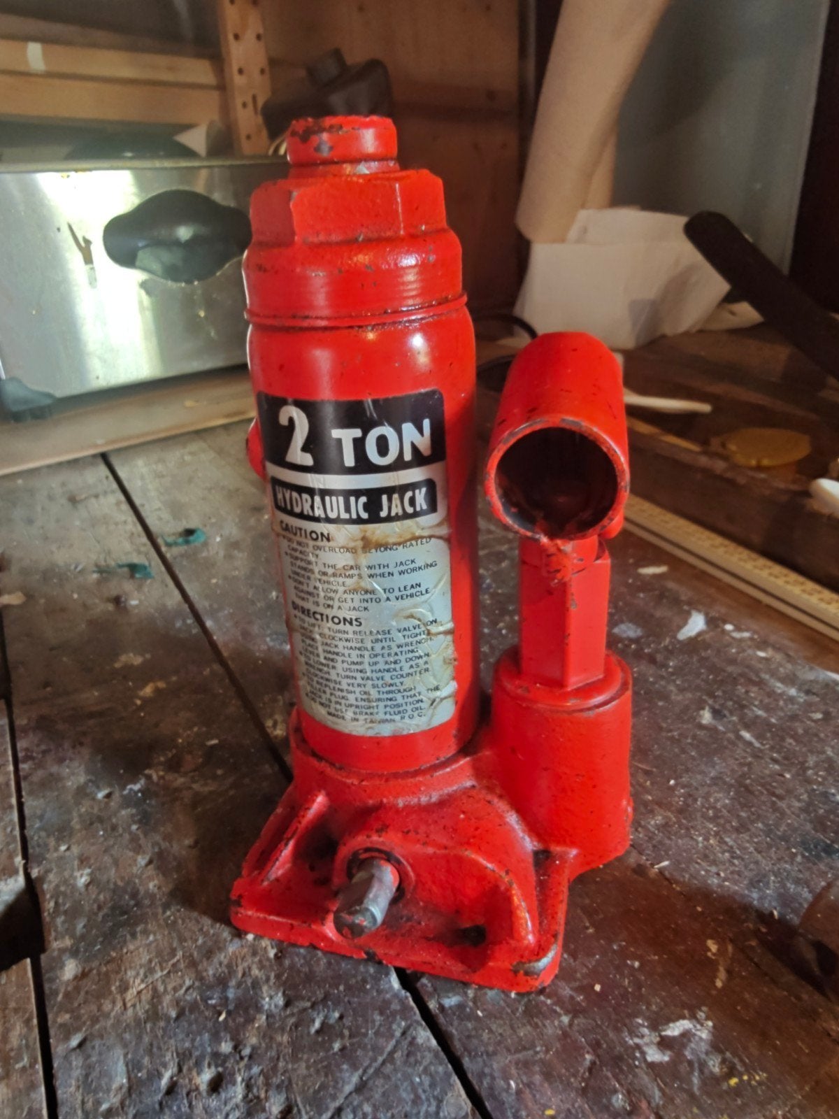 2 Ton Hydraulische Potkrik, Auto diversen, Ophalen of Verzenden, Hydraulisch, Potkrik