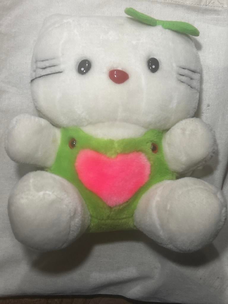 vintage (waarschijnlijk 80s ) hello kitty knuffel, Kinderen en Baby's, Speelgoed | Knuffels en Pluche, Verzenden, Zo goed als nieuw