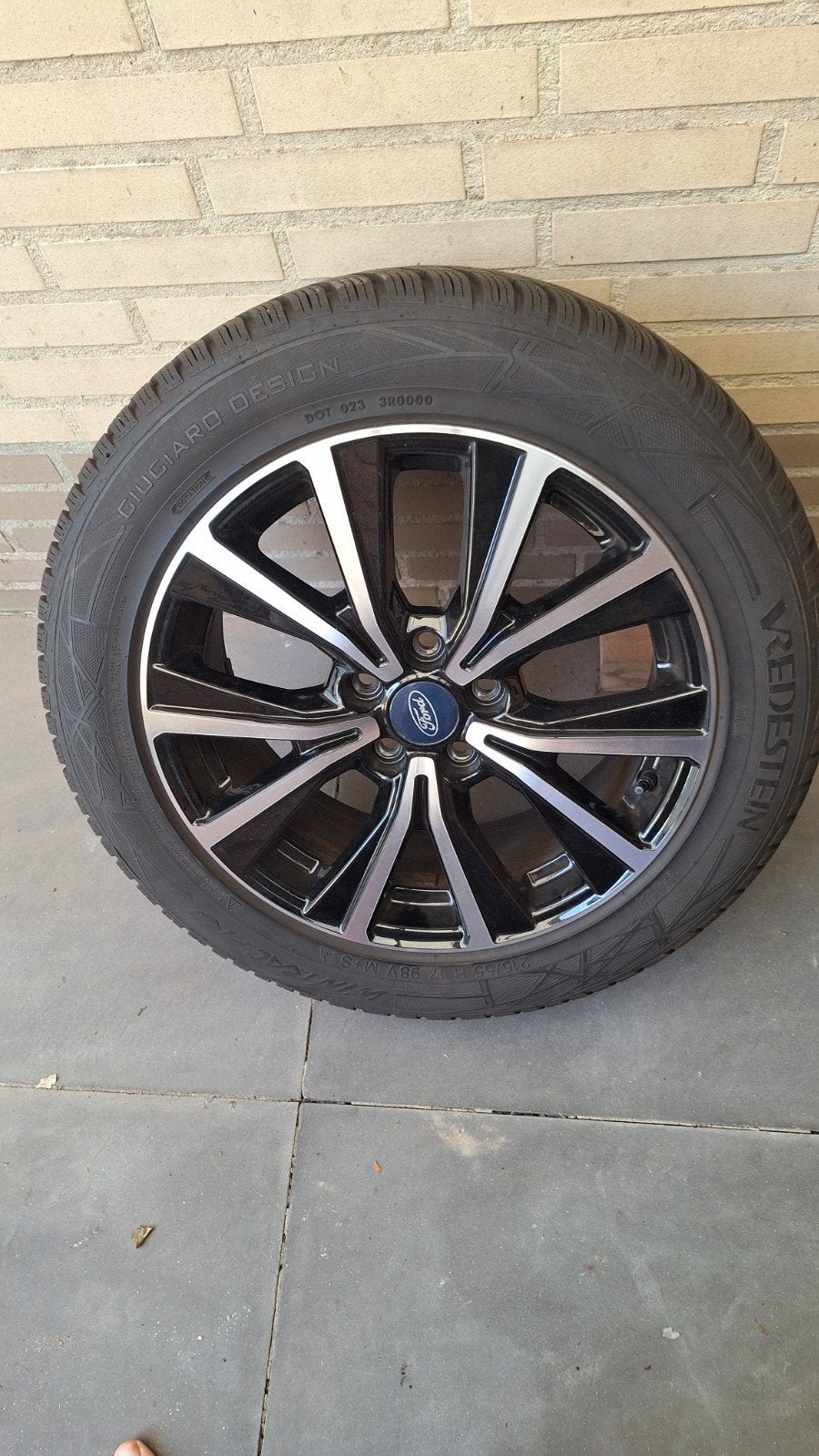 17 inch velgen voor ford puma met goed winterbanden. + tpms, Ophalen of Verzenden