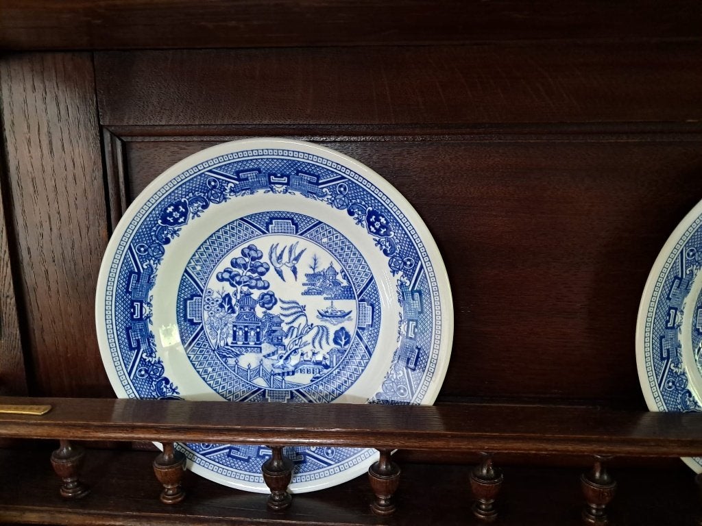 blauw witte schalen, Antiek en Kunst, Ophalen