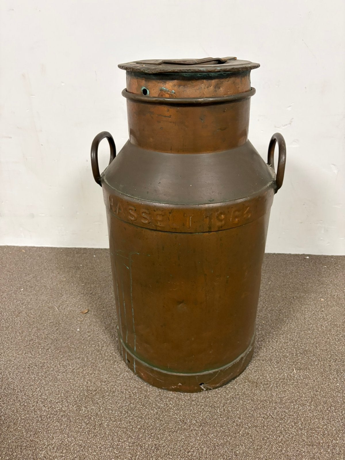 Koperen melbus Hasselt 1963 vintage, Antiek en Kunst, Ophalen, Koper