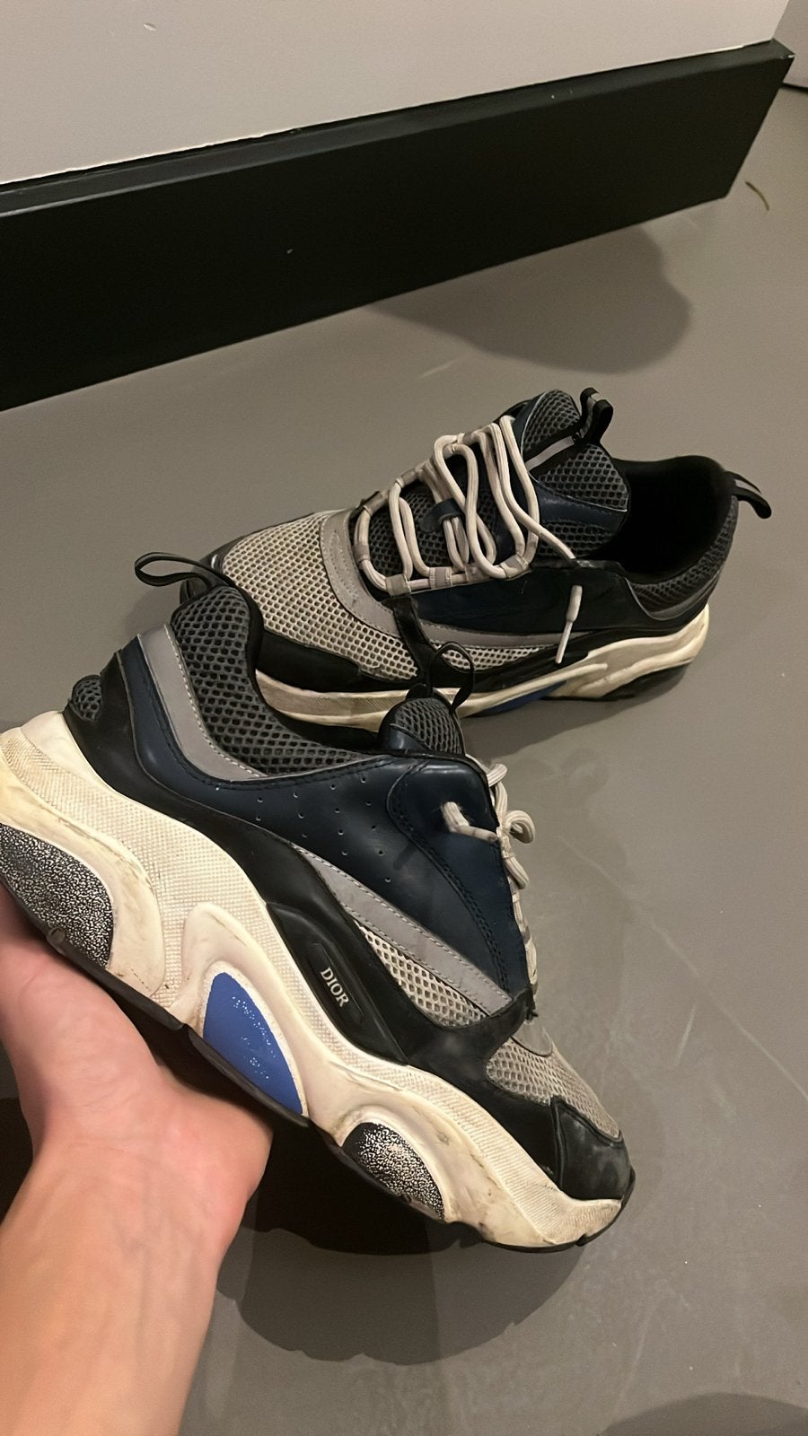 Dior B22 Sneakers - Maat 42, Ophalen of Verzenden, Gedragen, Blauw, Sneakers of Gympen