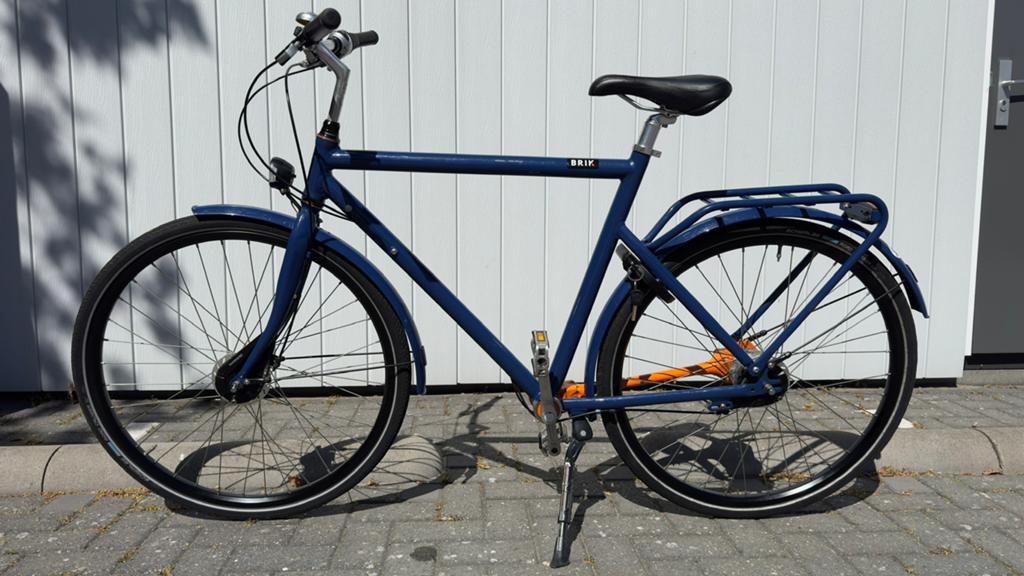 Brik- Herenfiets- cardanaandrijving, Ophalen, Zo goed als nieuw, Overige merken, Versnellingen
