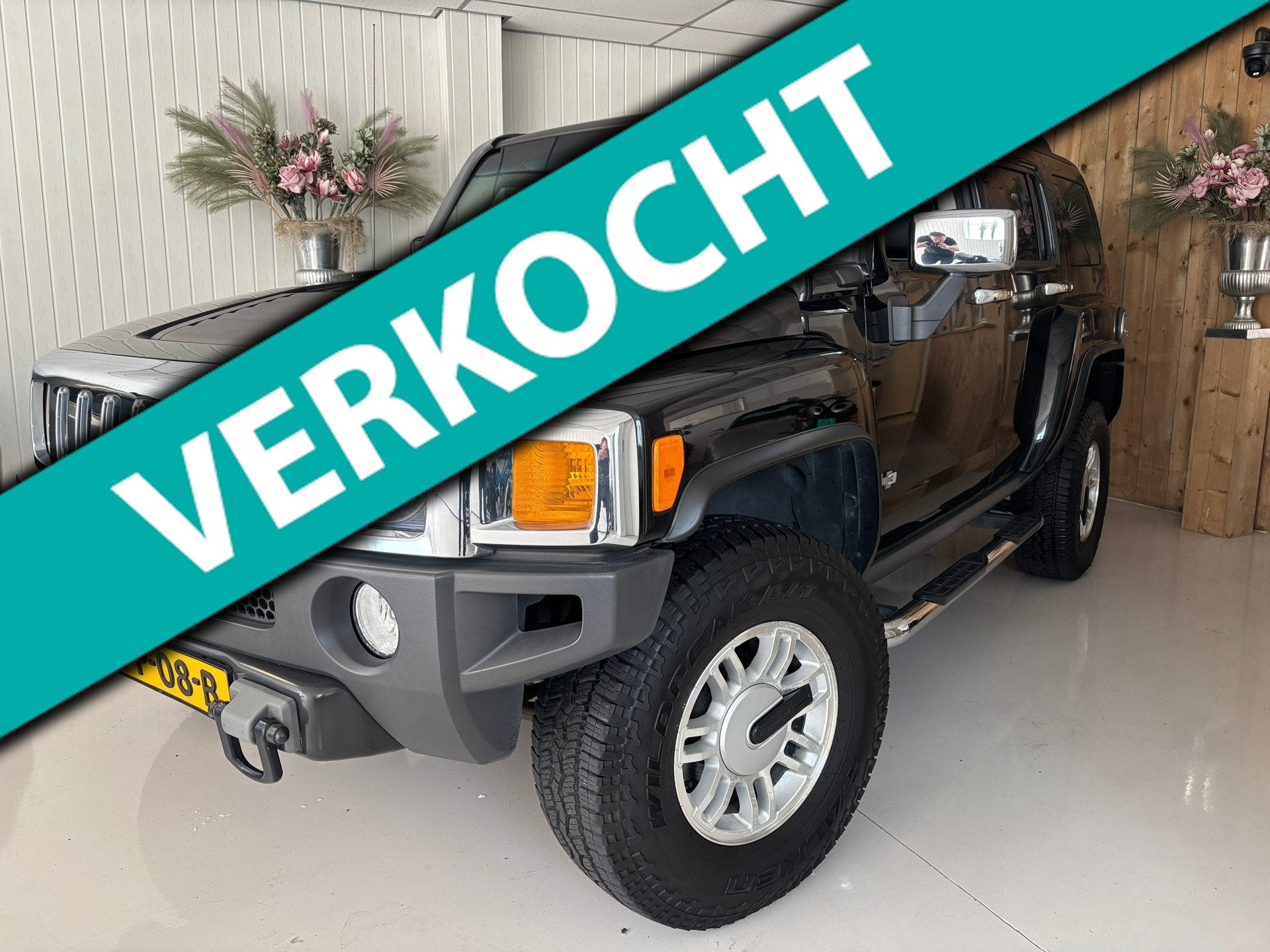 Hummer H3 3.5 BENZINE, 38000KM GELOPEN, UNIEK, CRUISE, OPEN, Auto's, Gebruikt, Zwart, Bedrijf, Vierwielaandrijving