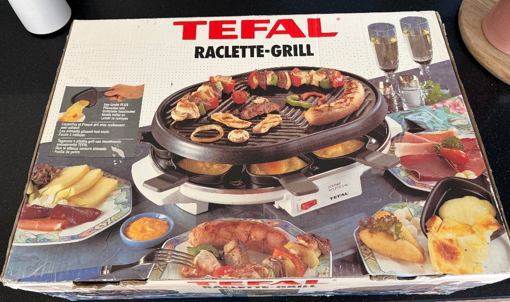 Tefal Raclette-Grill, Ophalen, Zo goed als nieuw, 8 personen of meer
